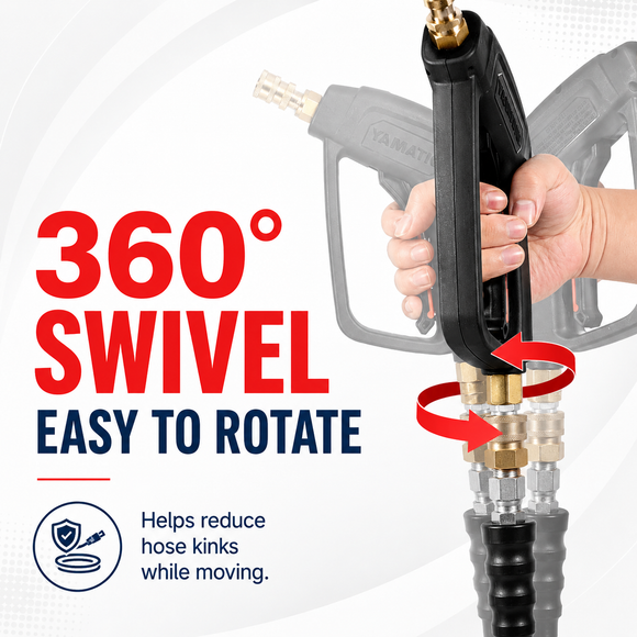 Pressure Washer Wand & Flexible Hose Cleaning Set