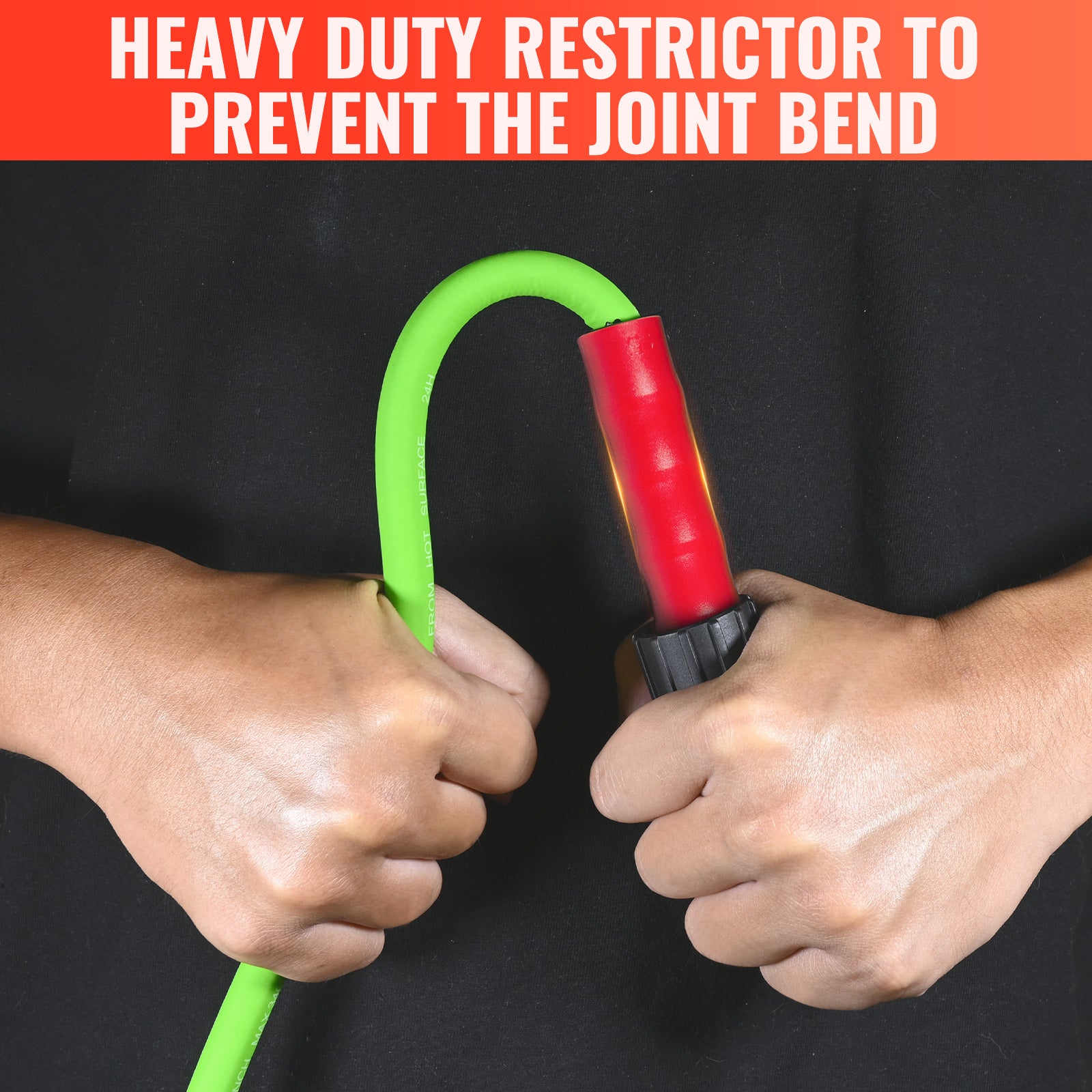 40FT Super Flexible Pressure Washer Hose with Quick Connect 3200 PSI