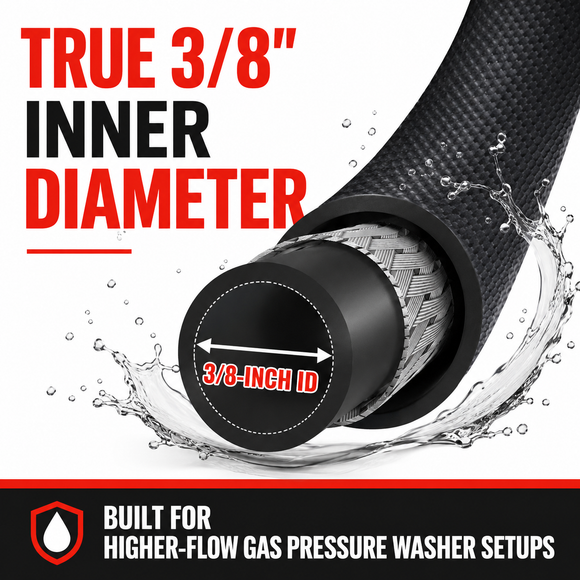 4000 PSI Rubber Hose Set