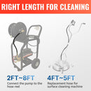 4FT 3/8" Pressure Washer Whip Hose 4000 PSI-5