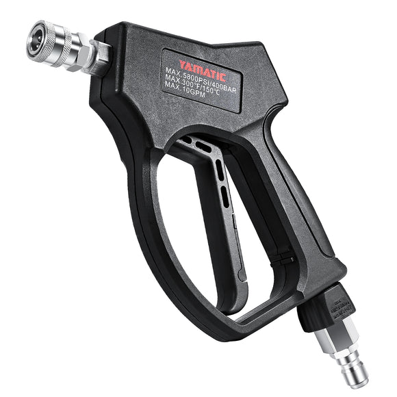 Short Pressure Washer Gun 3/8" Swivel Inlet 5800 PSI
