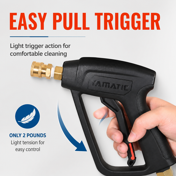 Pressure Washer Wand & Flexible Hose Cleaning Set