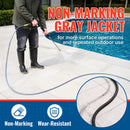 100FT 3/8" Non Marking Rubber Pressure Washer Hose 4200 PSI-8