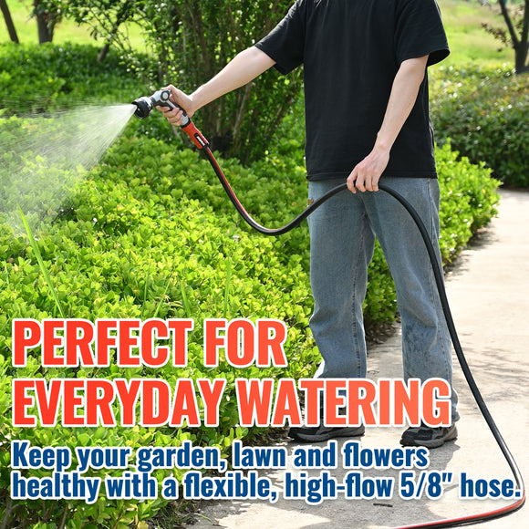 100FT Durable 5/8'' Garden Hose