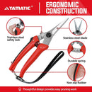 Garden Pruning Shears 2 Pack SK5 Stainless Steel-4
