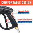 Pressure Washer Gun Kit with Adjustable Nozzle 4000 PSI-5