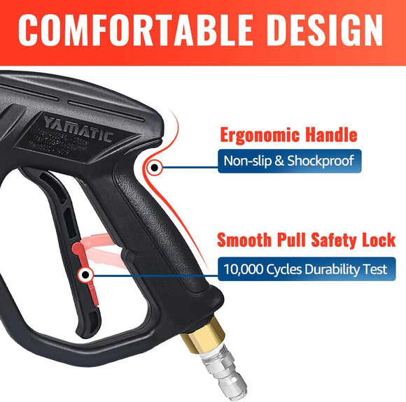 Pressure Washer Gun Kit with Adjustable Nozzle 4000 PSI