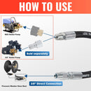 3FT 3/8" Pressure Washer Whip Hose 4000 PSI-7