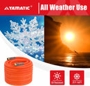 YAMATIC Heavy Duty Garden Hose 5/8 in x 50 ft, Super Flexible Water Hose, All-weather, Lightweight, Burst 600 PSI..-6