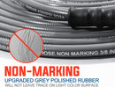 100FT 3/8" Non Marking Rubber Pressure Washer Hose Stainless Steel Connect 4200 PSI-6