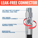 2FT 3/8" Pressure Washer Whip Hose 4000 PSI-4