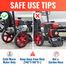 50FT Kink Resistant Pressure Washer Hose 3200 PSI-9