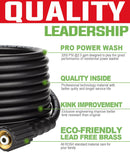50FT Kink Resistant Pressure Washer Hose with Quick Connect 3200 PSI-3