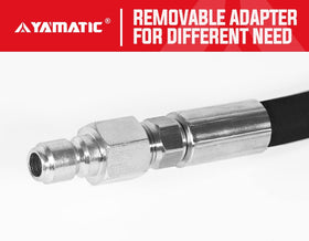 2FT 3/8" Pressure Washer Whip Hose with Plug 4000 PSI - 0