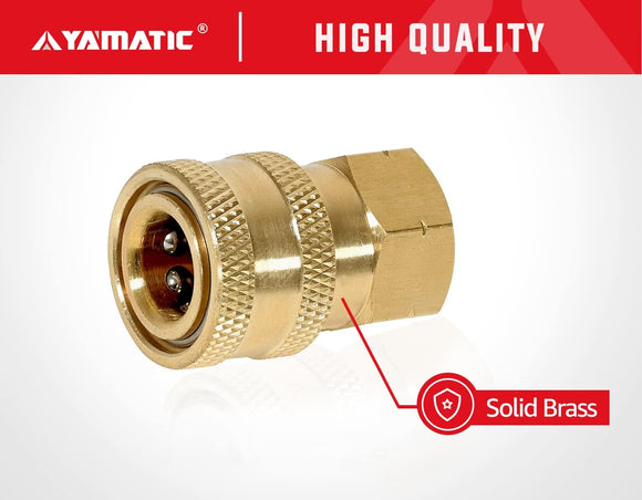 1/4'' Socket to 1/4'' Female NPT 4000 PSI