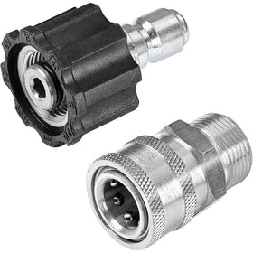 Stainless Steel M22 to 3/8" Quick Connector 5000 PSI