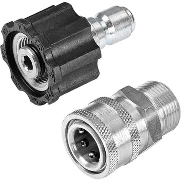 Stainless Steel M22 to 3/8" Quick Connector 5000 PSI