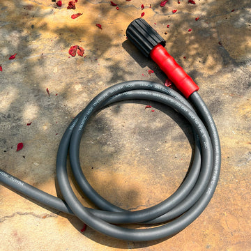 100FT Super Flexible Pressure Washer Hose 3200 PSI (Grey) - 0