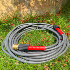 50FT Super Flexible Pressure Washer Hose with Quick Connect 3200 PSI - 0