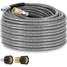 1/4" Non Marking Rubber Pressure Washer Hose 4200 PSI