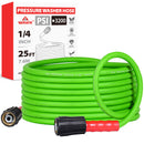 25FT Super Flexible Pressure Washer Hose 3200 PSI (Green)-1