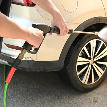 Pressure Washer Gun Kit 3/8" Swivel Inlet 4000 PSI (with 25FT Hose) - 0