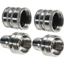3/4" Thread Garden Hose Quick Connect Fittings Stainless Steel-1