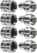 3/4" Thread Garden Hose Quick Connect Fittings Stainless Steel-8