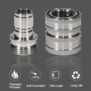 3/4" Thread Garden Hose Quick Connect Fittings Stainless Steel-3