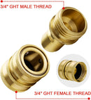 3/4" Thread Garden Hose Quick Connect Fittings-3
