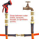 3/4" Thread Garden Hose Quick Connect Fittings-4