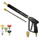 Pressure Washer Gun with Wand 3/8" Swivel Inlet 4000 PSI-1