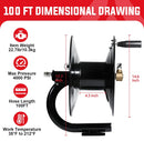 Pressure Washer Hose Reel 4000 PSI-4