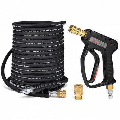 Swivel Short Gun & 3/8" Rubber Hose