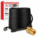 50FT Pressure Washer Hose with Extension Adapter-1