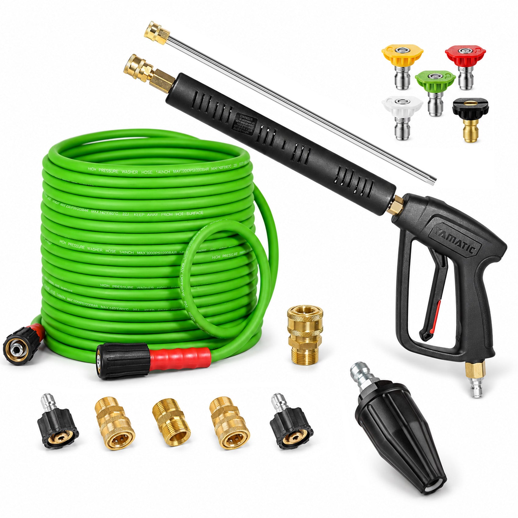 YAMATIC Wand and Flexible Hose Cleaning Set