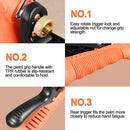YAMATIC Garden Hose Nozzle, Easy Adjustable Patterns Spray Nozzle High-Pressure Jet Water Nozzle for Watering Garden, Washing Cars, and Showering Pets-3