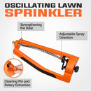 YAMATIC Oscillating Sprinkler, Lawn Water Sprinkler for Yard Hose Sprinklers with 17 Precision Nozzles, Covers Up to 3,600 Sq. Ft.-6