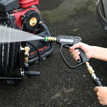 Swivel Short Gun & 3/8" Rubber Hose - 0