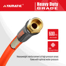 YAMATIC Heavy Duty Garden Hose 5/8 in x 100 ft, Super Flexible Water Hose, All-Weather, Lightweight, Burst 600 PSI-3