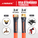 YAMATIC Heavy Duty Garden Hose 5/8 in x 100 ft, Super Flexible Water Hose, All-Weather, Lightweight, Burst 600 PSI-5