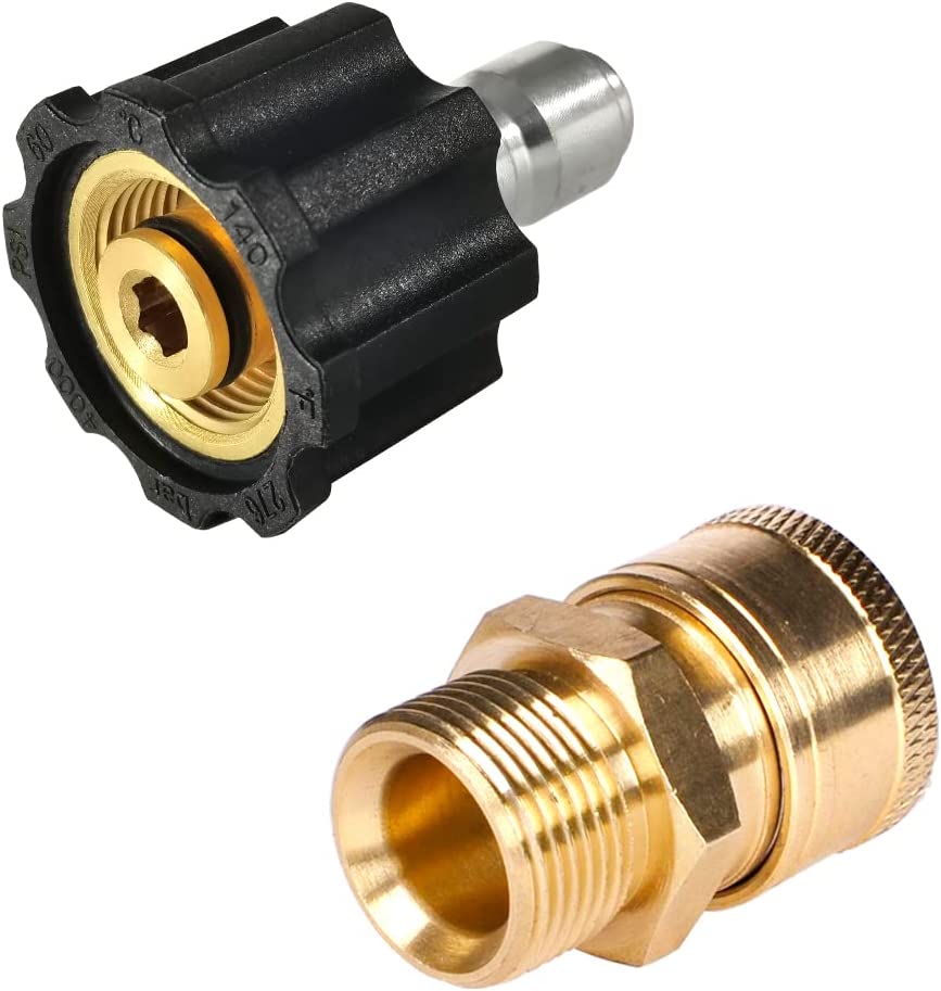 m22 pressure washer adapter quick connect 3/8 – YAMATIC®
